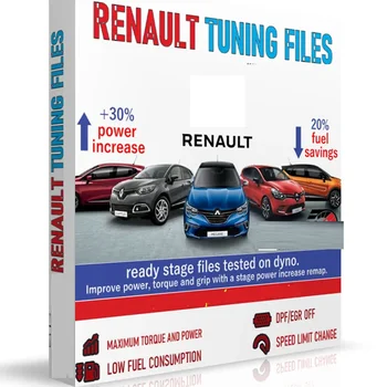 Для файлов настройки Renault [8,95 ГБ ] Файлы Ecu Готовы к переназначению для создания файлов переназначения. Stage1, Stage2
