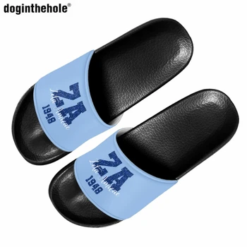 Новые летние женские тапочки Zeta Amicae Женское сообщество Дизайн печати Уличные пляжные тапочки Домашние нескользящие сандалии-слипоны