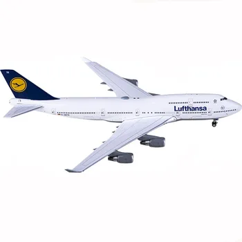 Модель самолета Lufthansa 747-400 В масштабе 1:400 Оригинальная Модель Из Готового Сплава, Имитирующая Статическую Коллекцию, Игрушка В Подарок