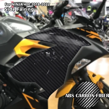 Подходит для Kawasaki Ninja 400 2018 2019 2020 2021 Комплект бокового обтекателя из углеродного волокна, капот, Впрыск кузова